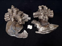 Before cutting the individual peanuts free